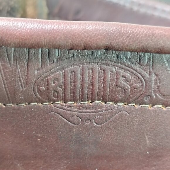 Whites Boots Mens Size 11 D Wedge Red Dog Roughout Leather Lace to Toe PNW Work - Picture 11 of 13